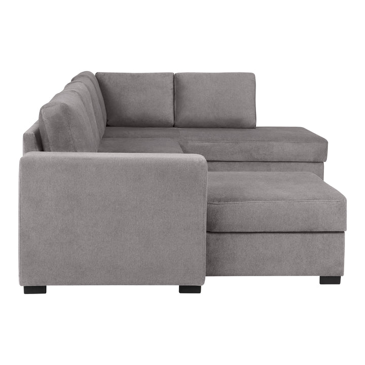 Fakta Sovesofa Hjørnesofa, boss 119, grey, høyrevendt – detaljbilde