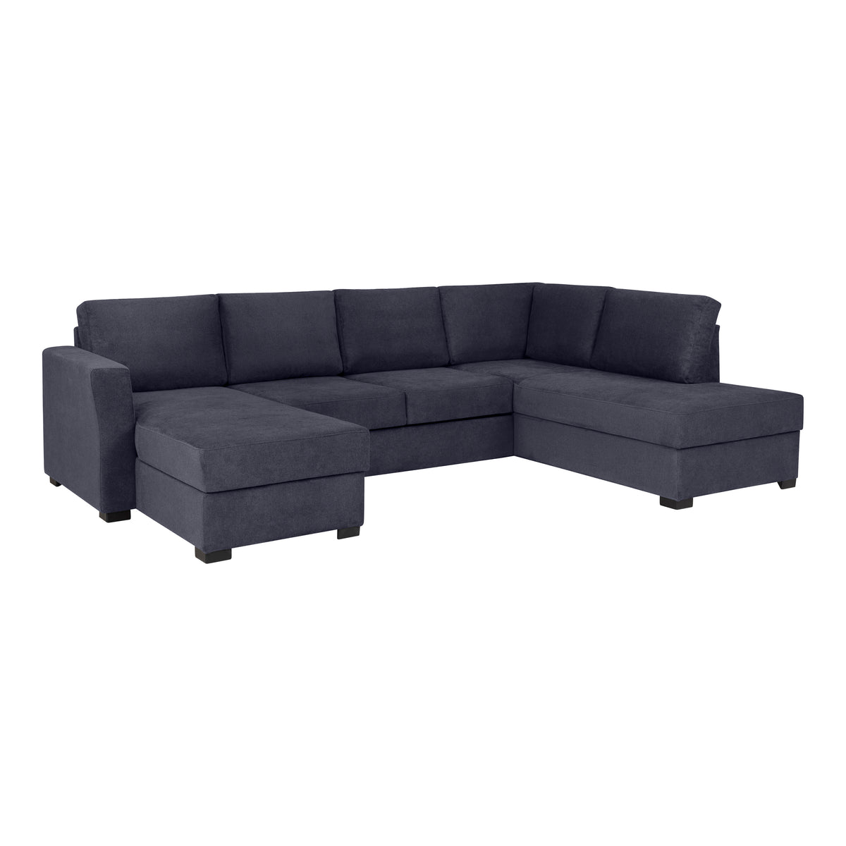 Fakta Sovesofa Hjørnesofa, boss 119, dark blue, høyrevendt – detaljbilde