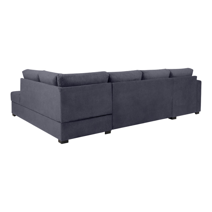 Fakta Sovesofa Hjørnesofa, boss 119, dark blue, høyrevendt – detaljbilde