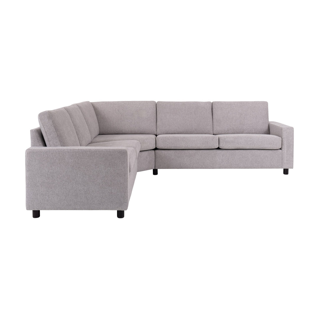 London Symphony Hjørnesofa, mito, light grey – detaljbilde