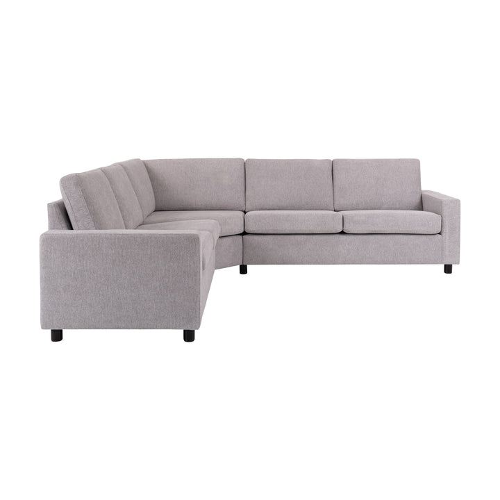 London Symphony Hjørnesofa, mito, light grey – detaljbilde