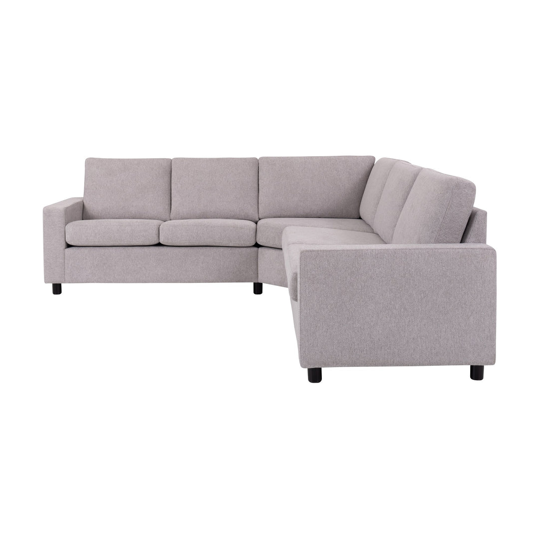 London Symphony Hjørnesofa, mito, light grey – detaljbilde