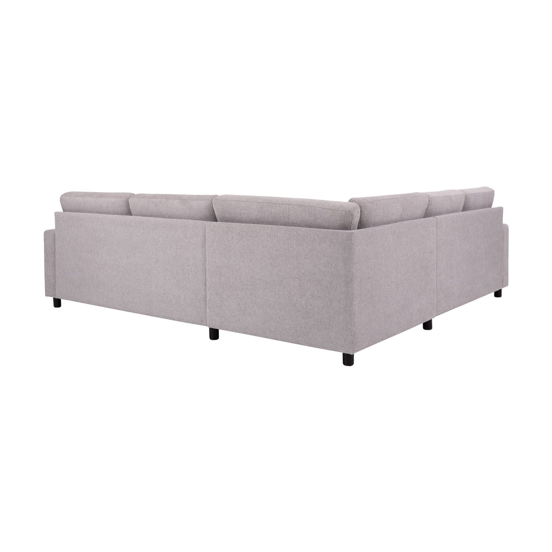 London Symphony Hjørnesofa, mito, light grey – detaljbilde