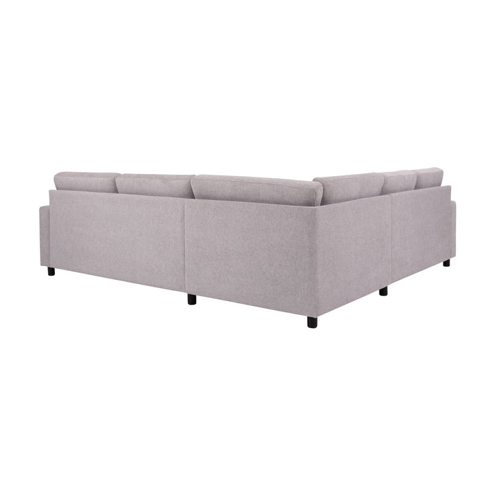 London Symphony Hjørnesofa, mito, light grey – detaljbilde