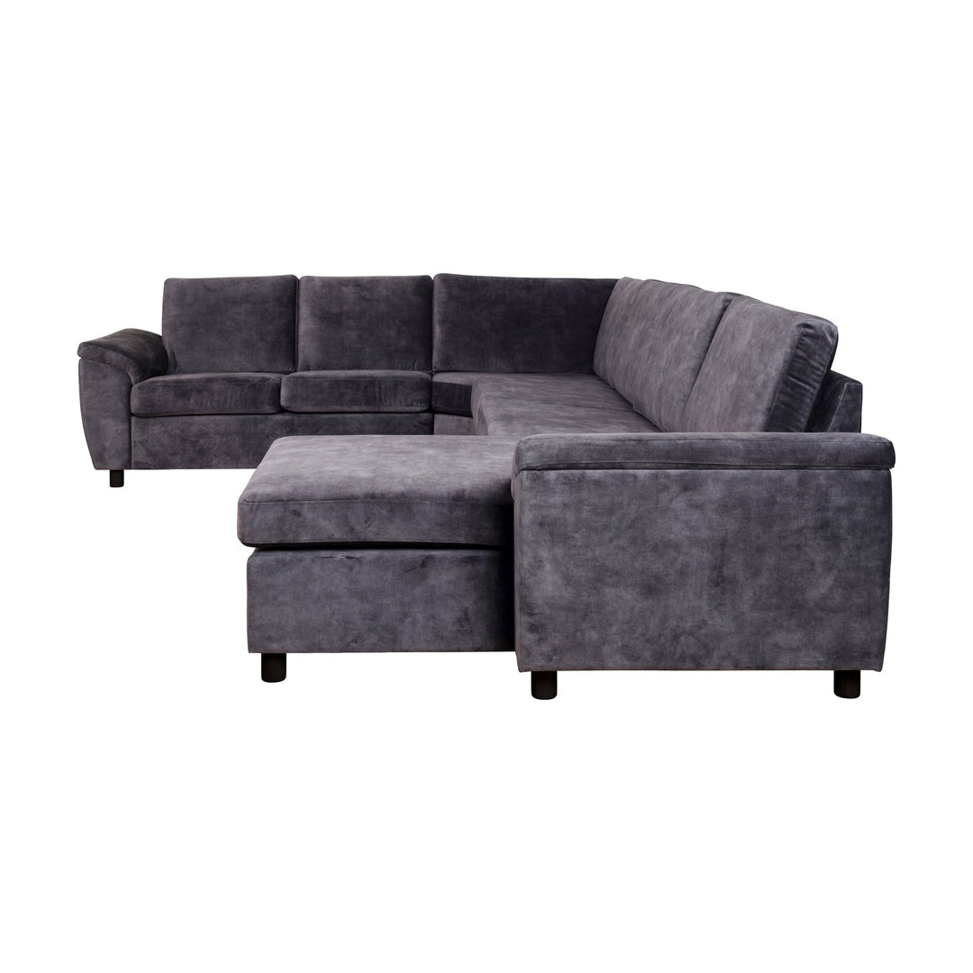 London Symphony Hjørnesofa, adore, dark grey, høyre – detaljbilde