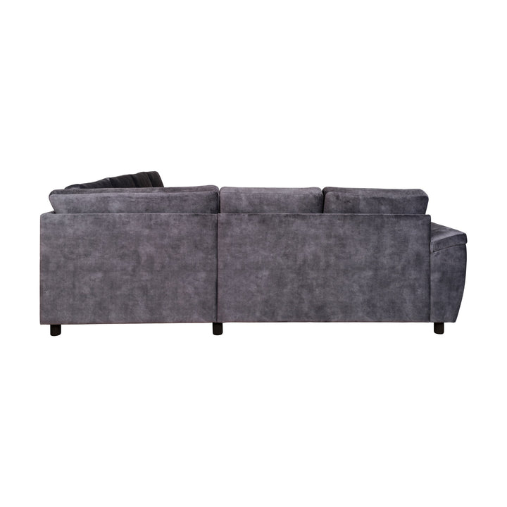 London Symphony Hjørnesofa, adore, dark grey, høyre – detaljbilde