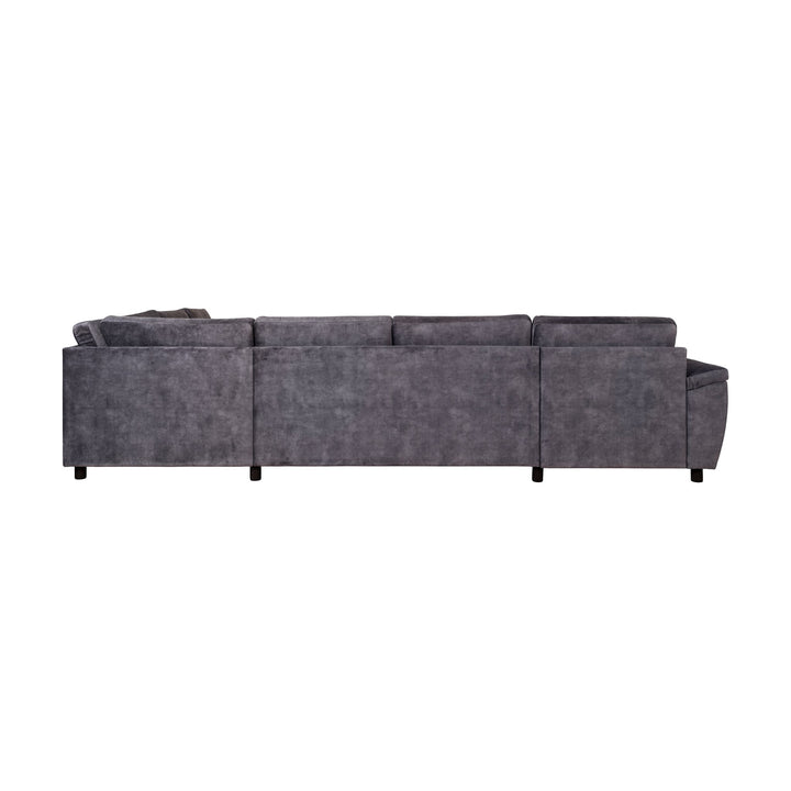 London Symphony Hjørnesofa, adore, dark grey, venstre – detaljbilde