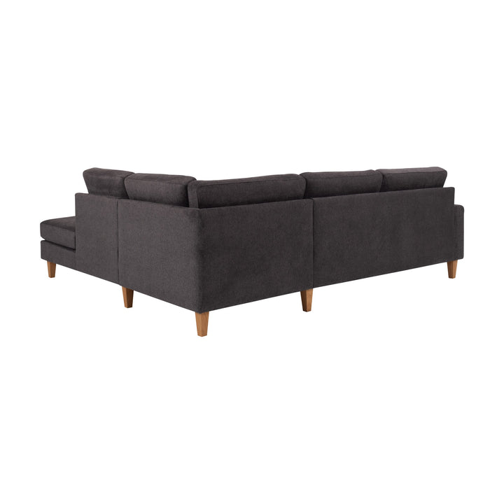 London Bridge Hjørnesofa, mito, dark grey, høyrevendt – detaljbilde