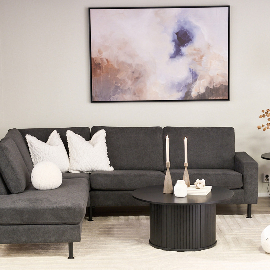 London Bridge Hjørnesofa, mito, dark grey, venstrevendt – detaljbilde