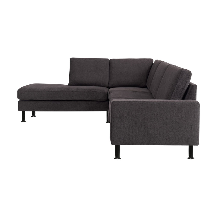 London Bridge Hjørnesofa, mito, dark grey, venstrevendt – detaljbilde