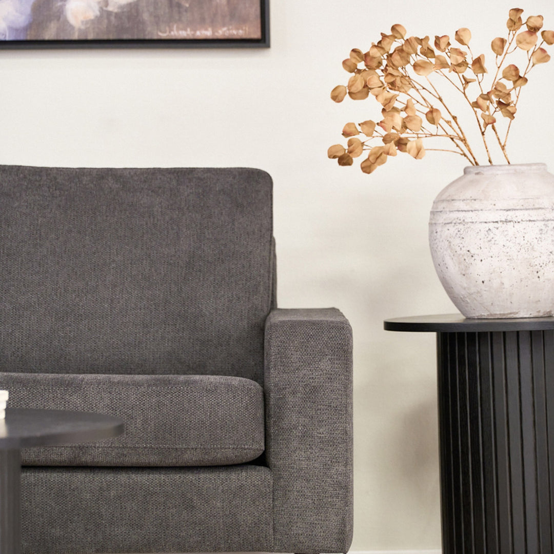 London Bridge Hjørnesofa, mito, dark grey, venstrevendt – detaljbilde