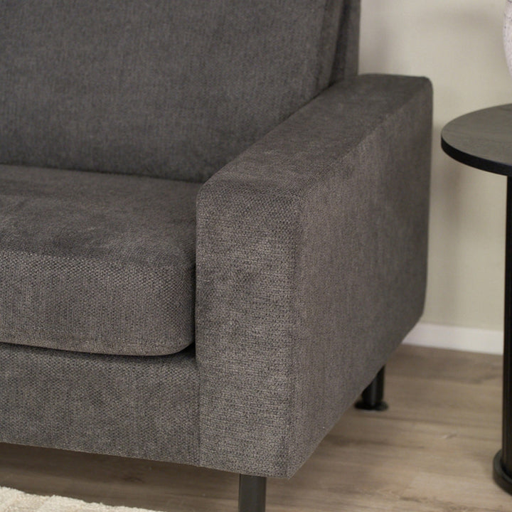 London Bridge Hjørnesofa, mito, dark grey, venstrevendt – detaljbilde