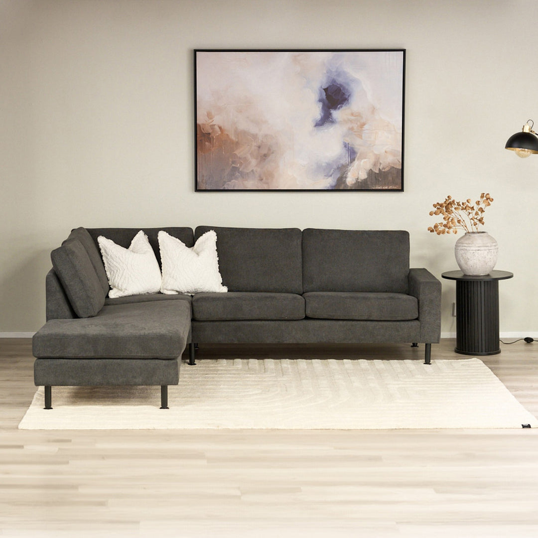 London Bridge Hjørnesofa, mito, dark grey, venstrevendt – detaljbilde