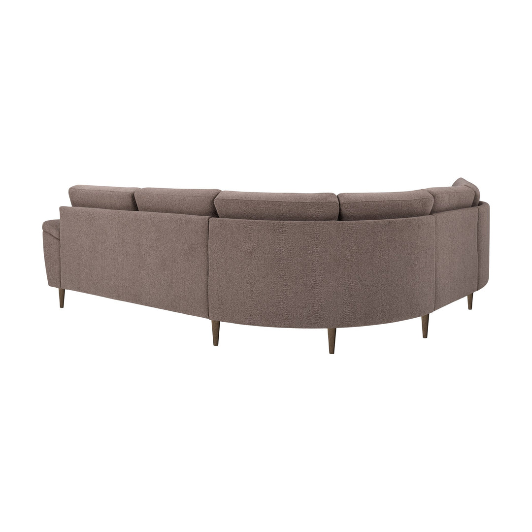London Bridge Hjørnesofa, mito, medium brown, venstrevendt – detaljbilde