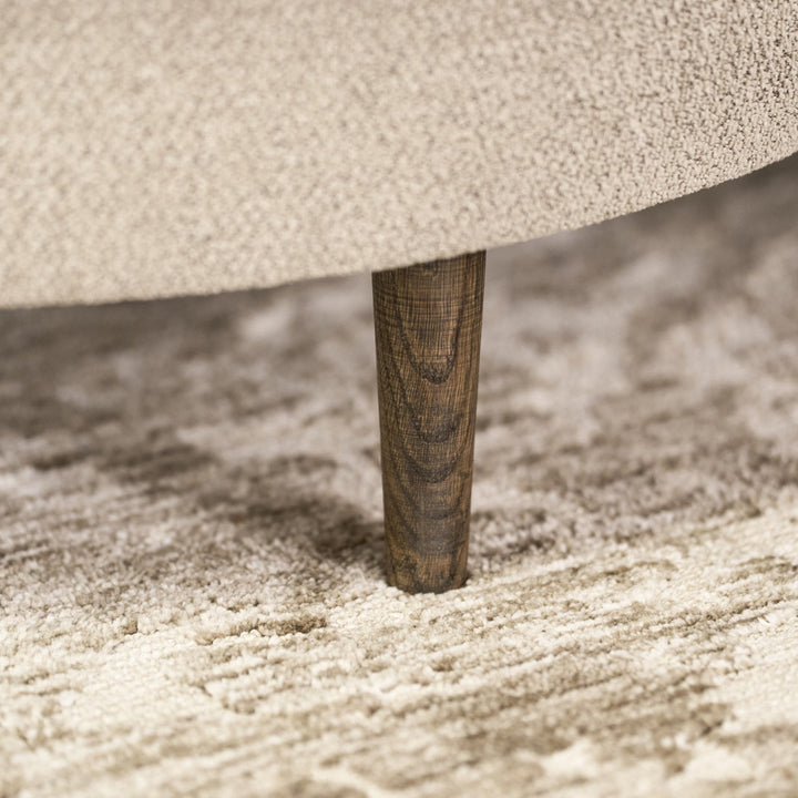 London Bridge Hjørnesofa, bay, light brown, venstrevendt – detaljbilde