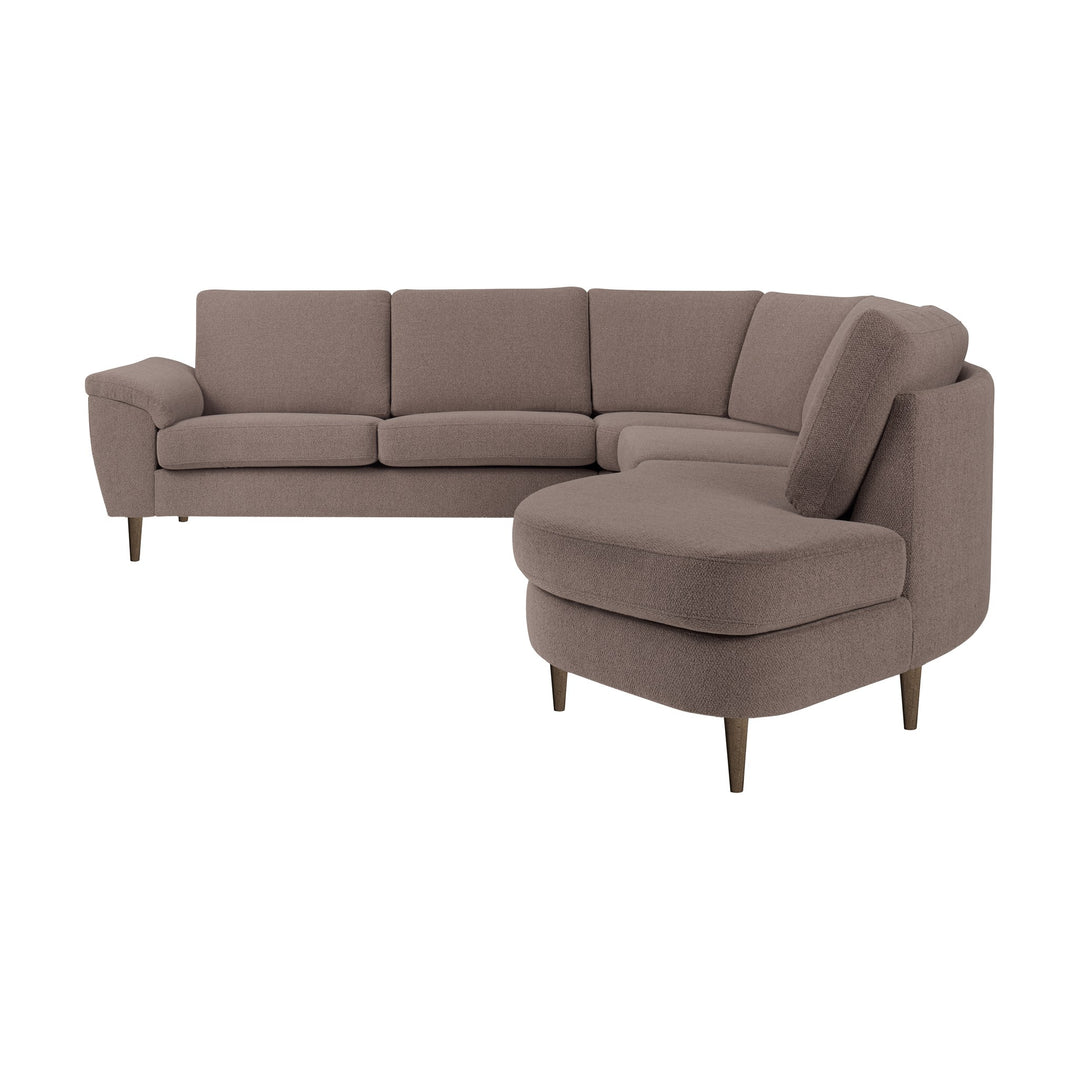 London Bridge Hjørnesofa, mito, medium brown, høyrevendt – detaljbilde
