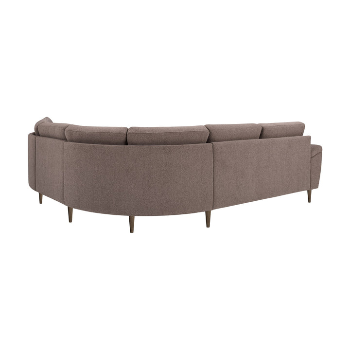 London Bridge Hjørnesofa, mito, medium brown, høyrevendt – detaljbilde
