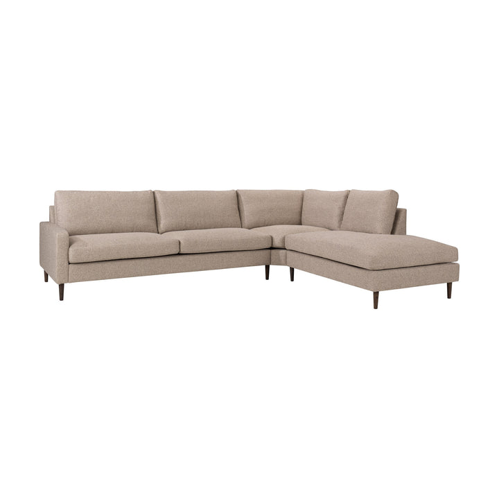 London Lounge Hjørnesofa, strong beige, høyre – detaljbilde