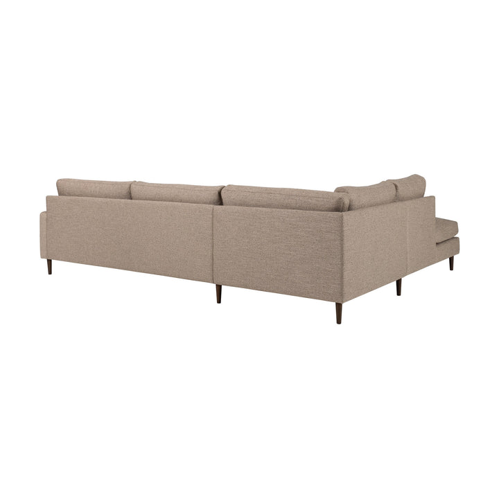 London Lounge Hjørnesofa, strong beige, venstre – detaljbilde