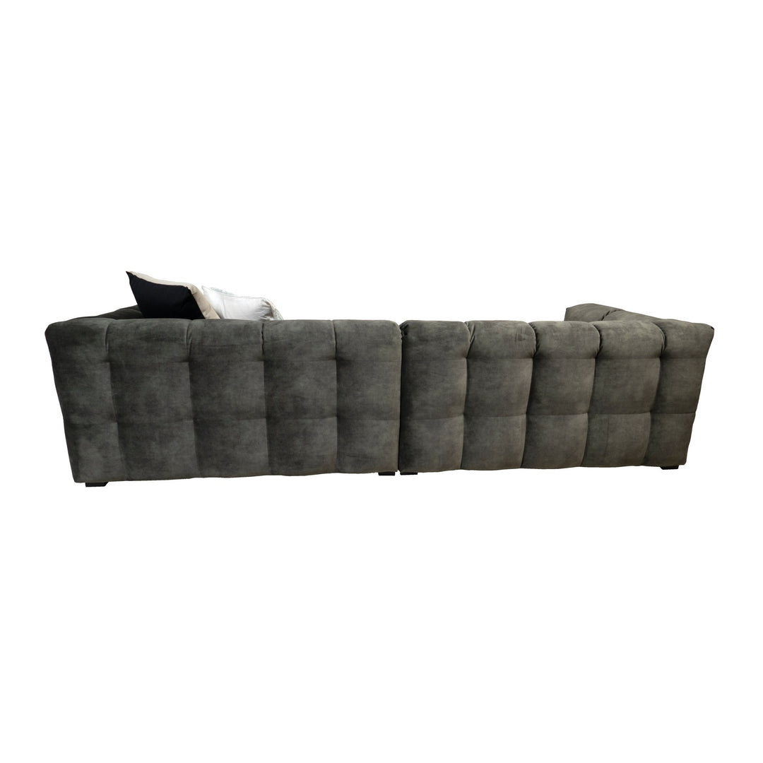 Troels Michelin Sofa, adore, dark green, 4-seter – detaljbilde