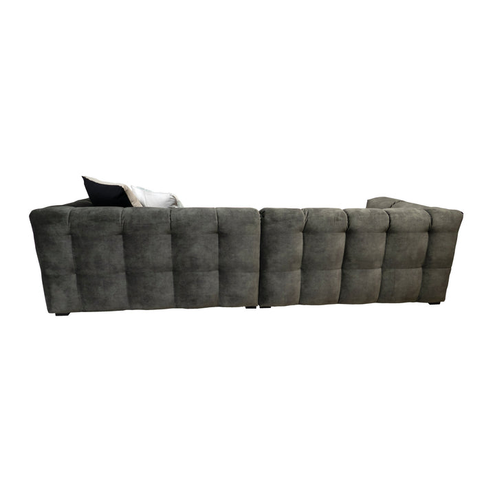 Troels Michelin Sofa, adore, dark green, 4-seter – detaljbilde