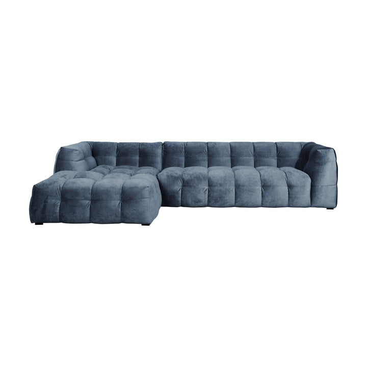 Troels Michelin Hjørnesofa, adore, petrol, venstrevendt – detaljbilde