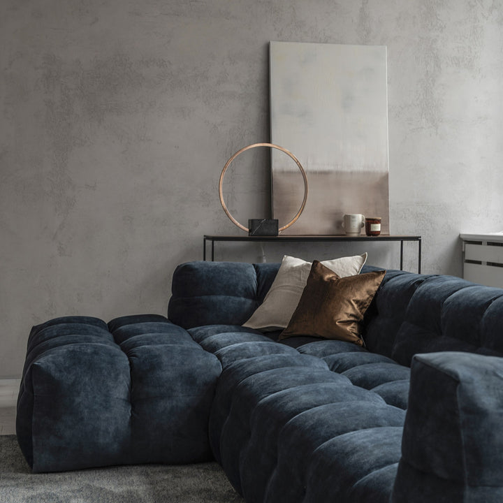 Troels Michelin Hjørnesofa, adore, petrol, venstrevendt – detaljbilde