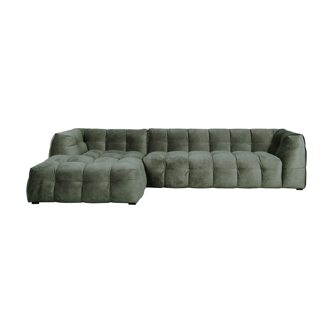Troels Michelin Hjørnesofa, adore, dark green, venstrevendt – detaljbilde