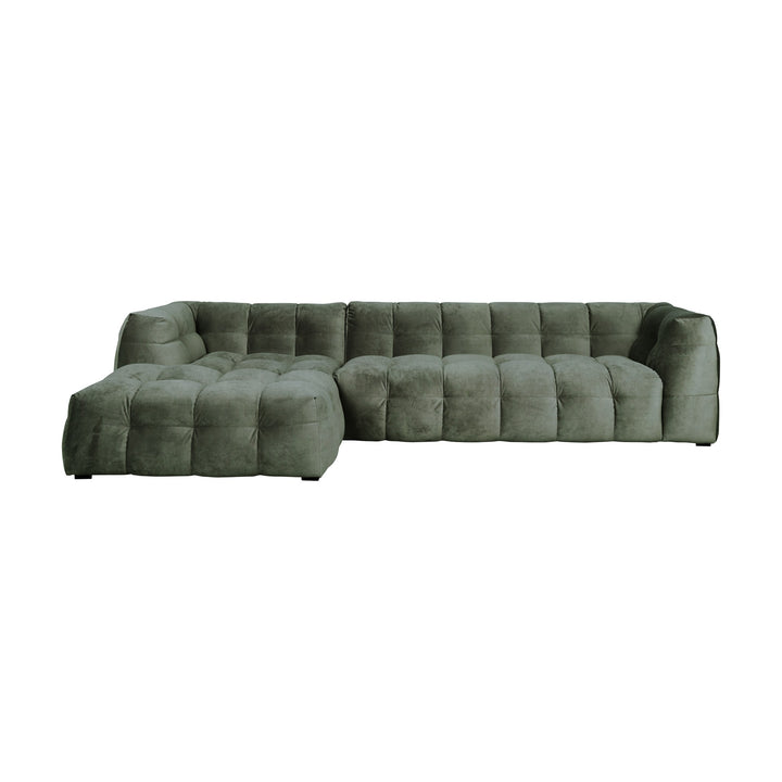 Troels Michelin Hjørnesofa, adore, dark green, venstrevendt – detaljbilde