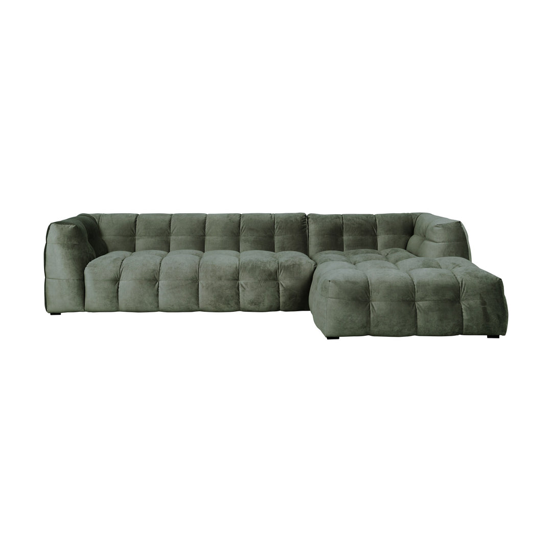 Troels Michelin Hjørnesofa, adore, dark green, høyrevendt – detaljbilde
