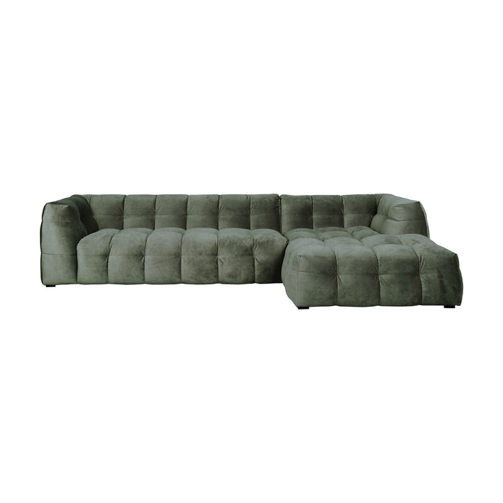 Troels Michelin Hjørnesofa, adore, dark green, høyrevendt – detaljbilde