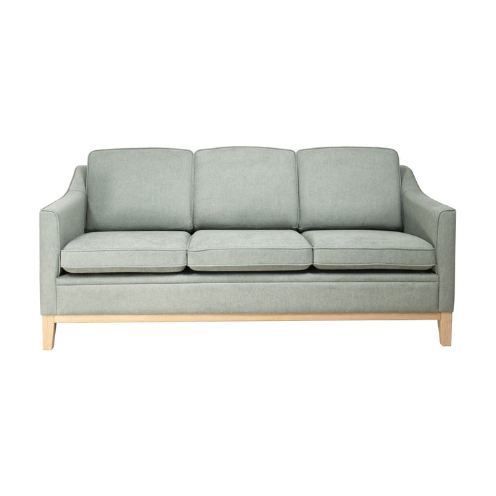 Angelica Sofa Med Treramme, light green, 3-seter – detaljbilde