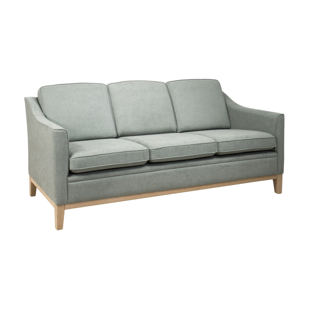 Angelica Sofa Med Treramme, light green, 3-seter