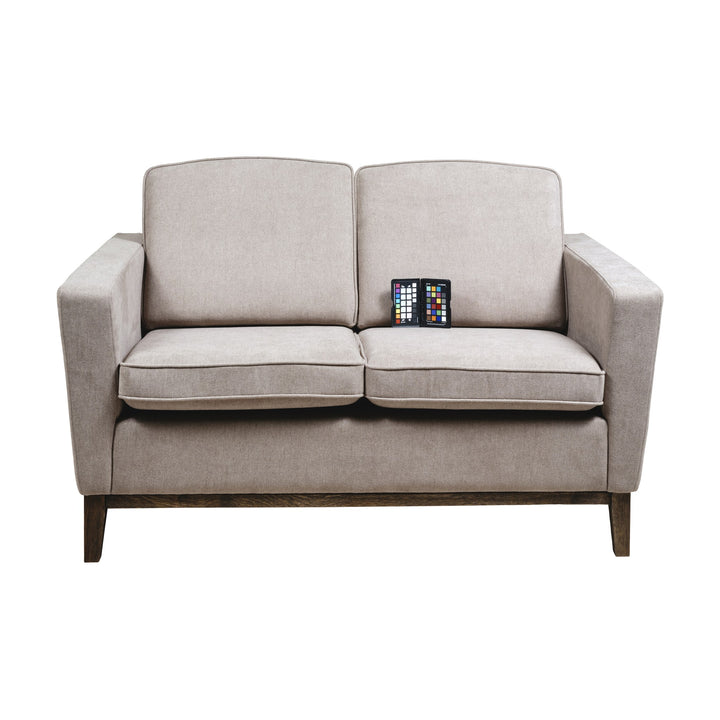 Angelica Sofa Med Treramme, kaki, 2-seter – detaljbilde
