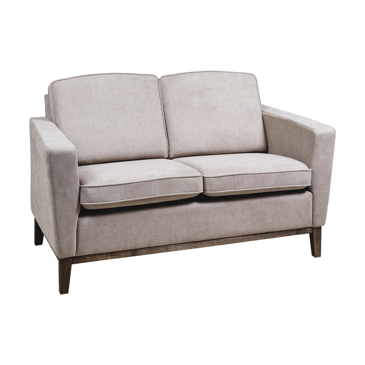 Angelica Sofa Med Treramme, kaki, 2-seter