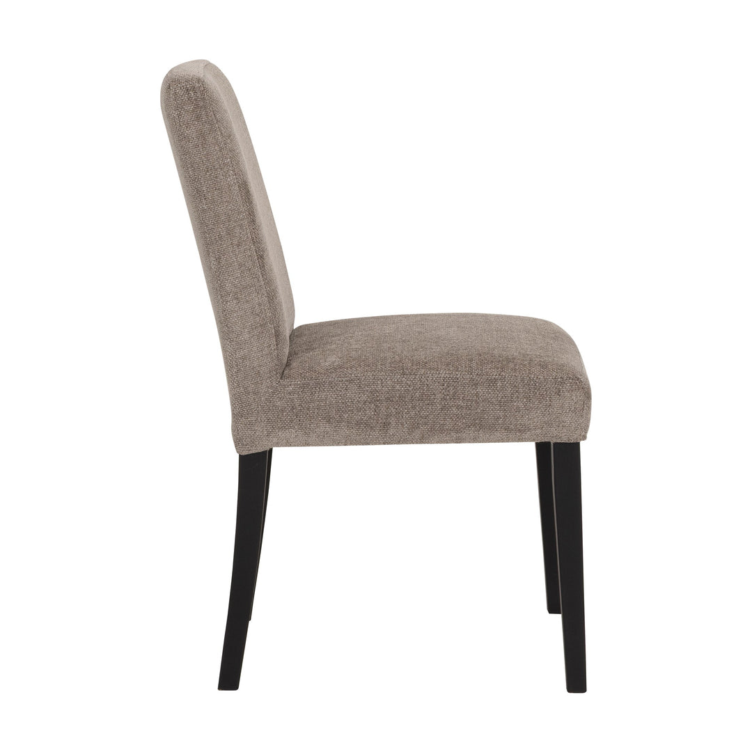 Troels Celine Spisestol, impala, m.brown, avtagbart, sort, bredde: 43cm – detaljbilde