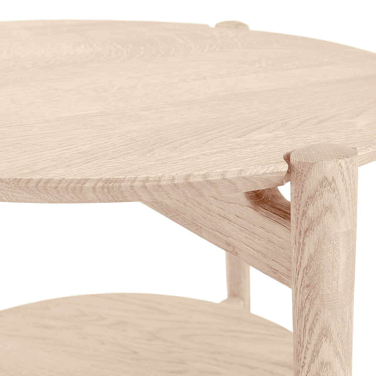 Rio Sidebord, hvitoljet – detaljbilde