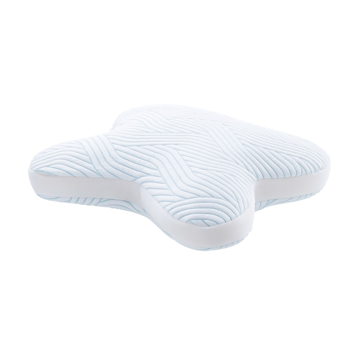 Tempur SmartCool Ombracio ergonomisk hodepute i hvitt med buet fasong