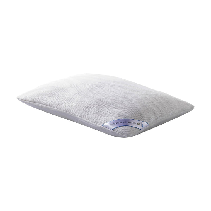 Tempur Comfort PureClean hodepute i hvitt med mykt, avtagbart trekk