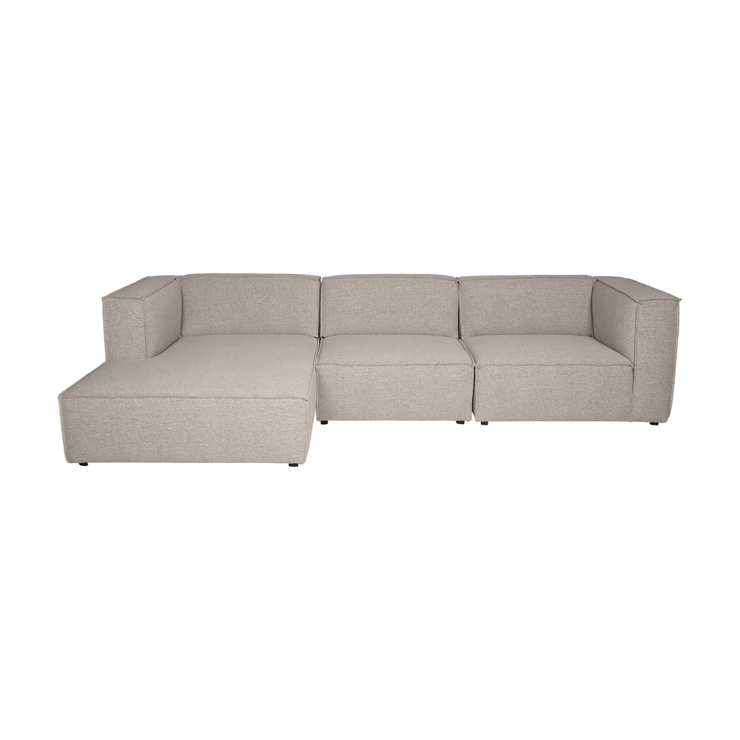 Beacon hjørnesofa i beige stoff med sjeselong