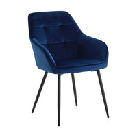 Blå Velour
