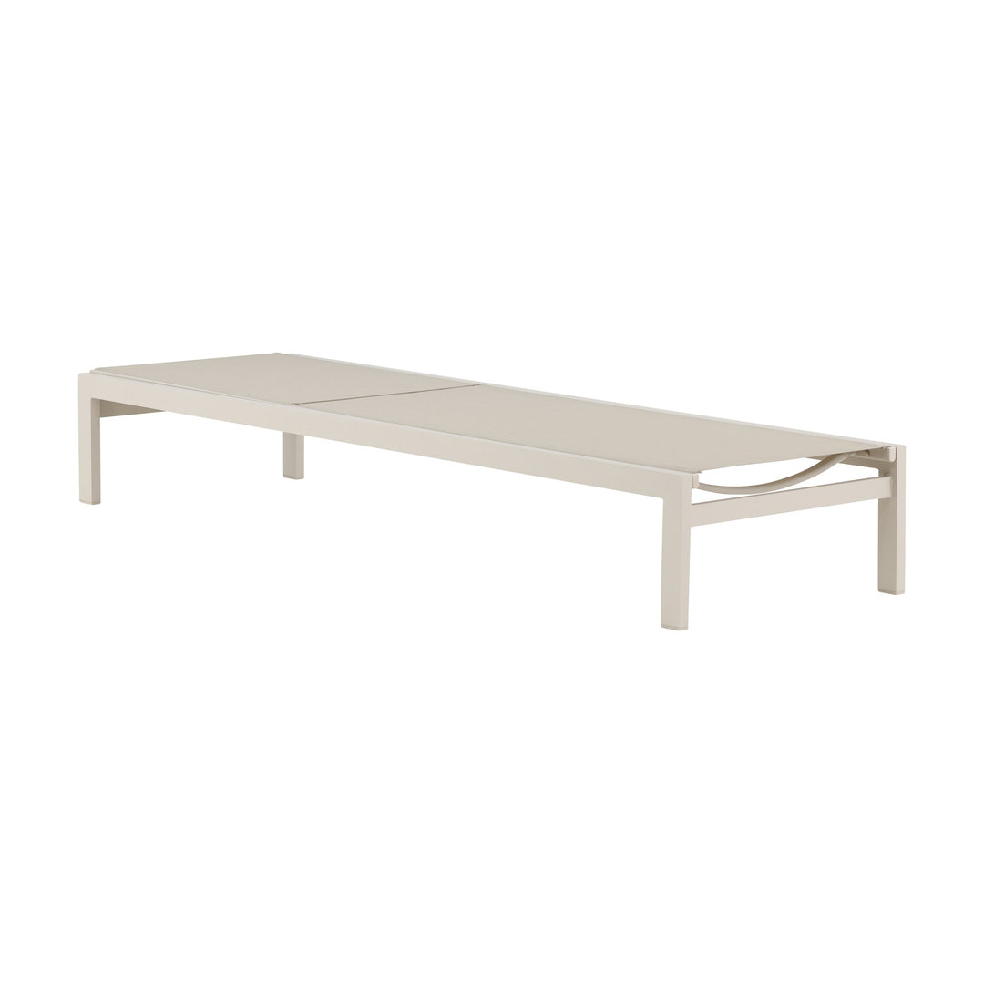 Venture Design Copacabana solseng i sand aluminium med beige tekstilduk