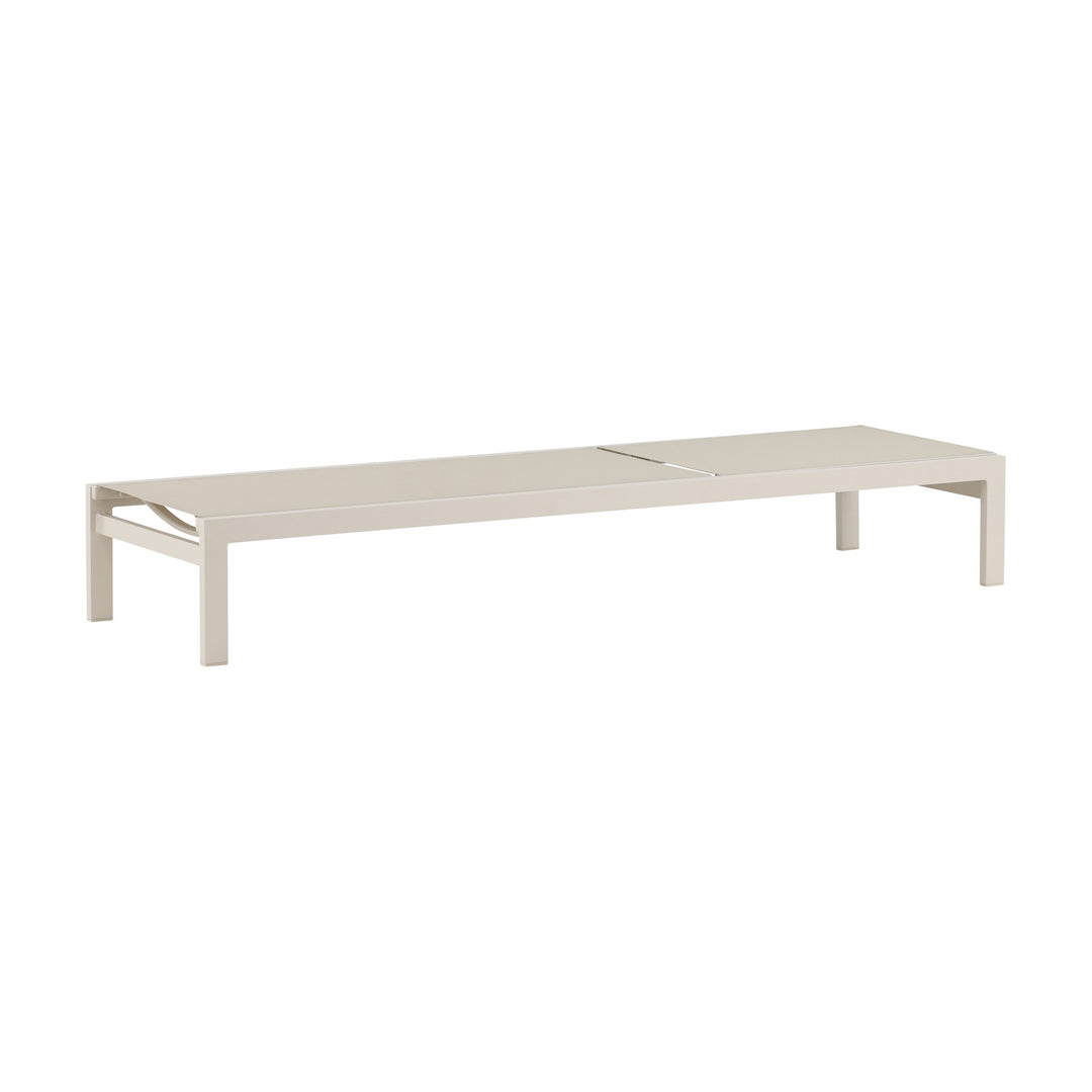 Venture Design Copacabana solseng i sand aluminium, sett fra vinkel