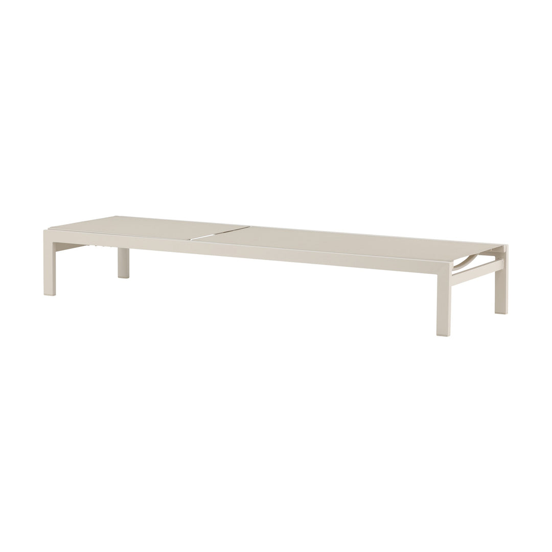 Venture Design Copacabana solseng i sand aluminium med beige meshduk
