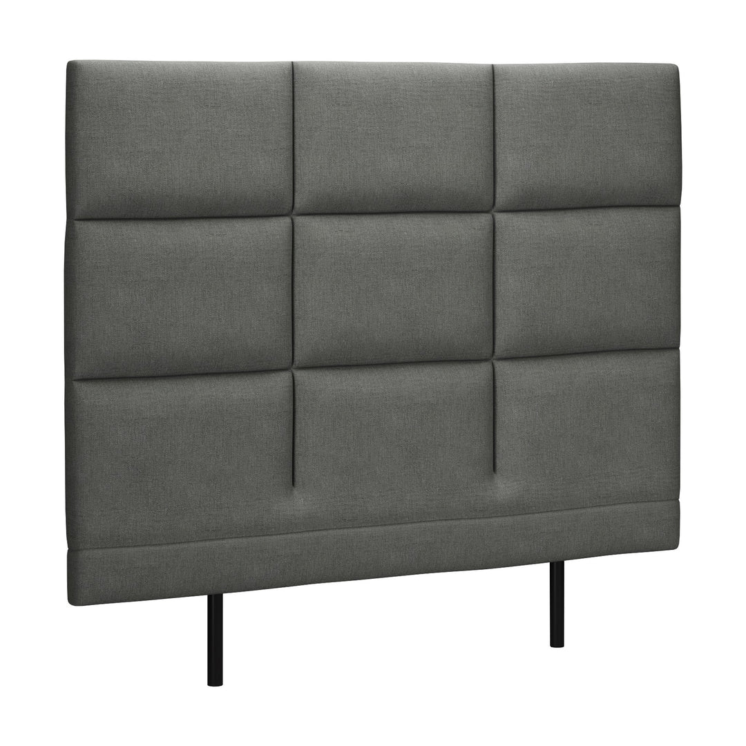 Wonderland Wall sengegavl i rustbrunt stoff med panelfelt