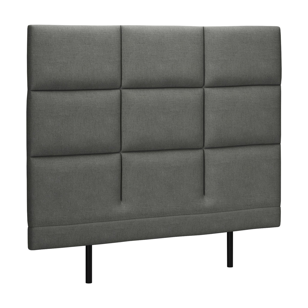 Wonderland Wall sengegavl i rustbrunt stoff med panelfelt