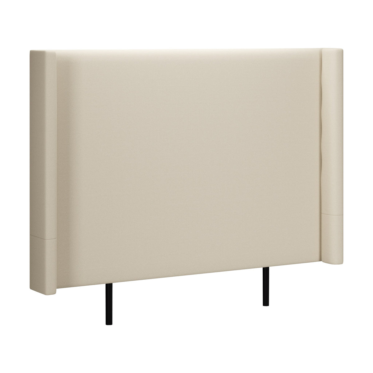 Wonderland Wing sengegavl i lys beige stoff