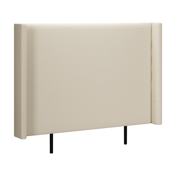 Wonderland Wing sengegavl i lys beige stoff