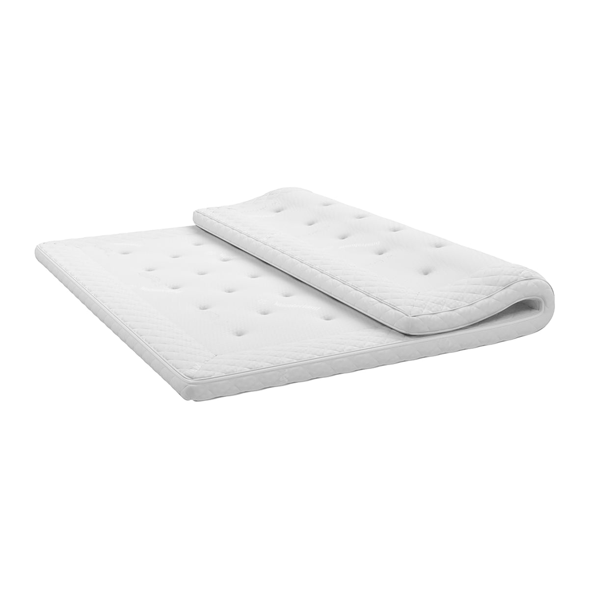 Wonderland Excellence Pulse Latex Overmadrass, hvit, 210x210cm