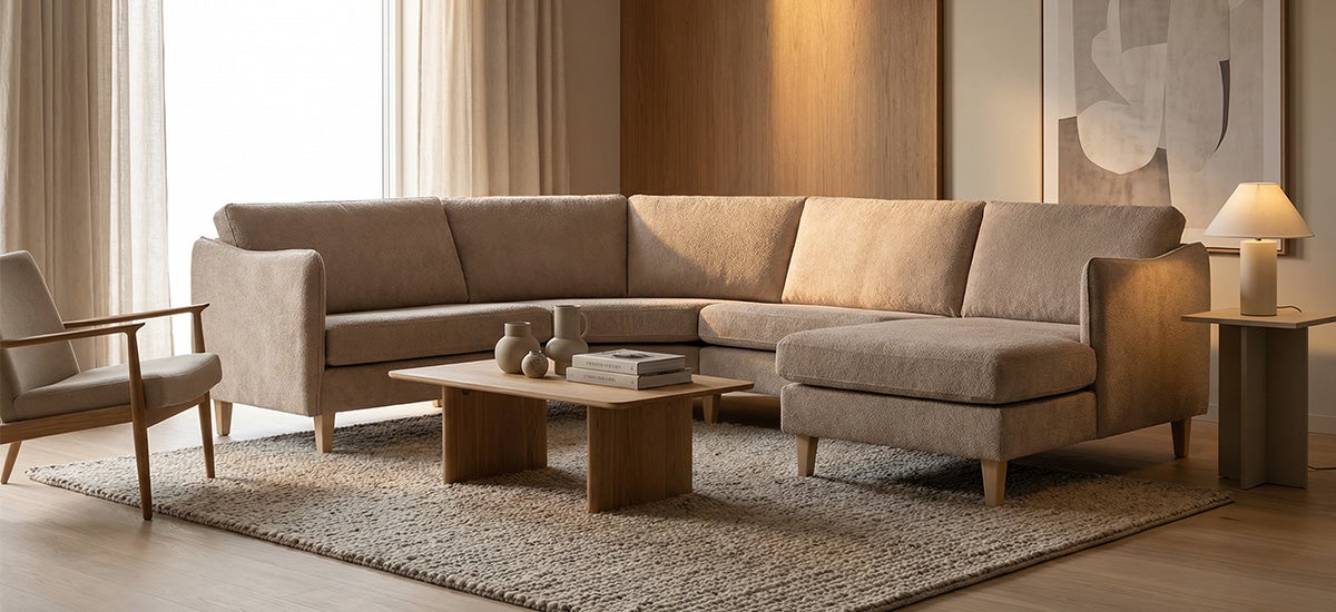 London Bridge Modulsofa, 13 Light Brown
